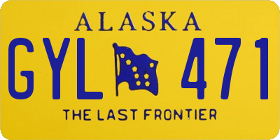 AK license plate GYL471