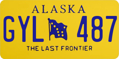 AK license plate GYL487
