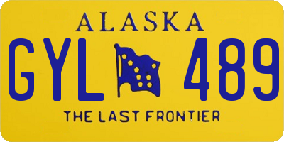 AK license plate GYL489