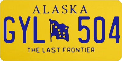 AK license plate GYL504
