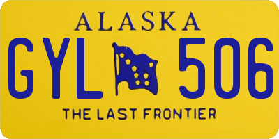 AK license plate GYL506