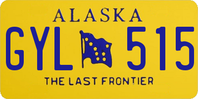 AK license plate GYL515