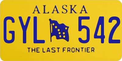 AK license plate GYL542
