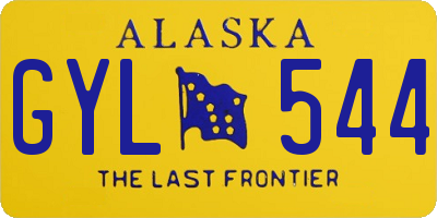 AK license plate GYL544