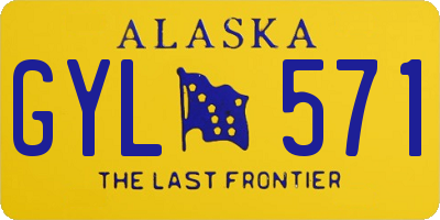 AK license plate GYL571