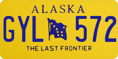 AK license plate GYL572