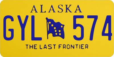 AK license plate GYL574