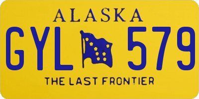AK license plate GYL579
