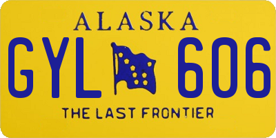 AK license plate GYL606