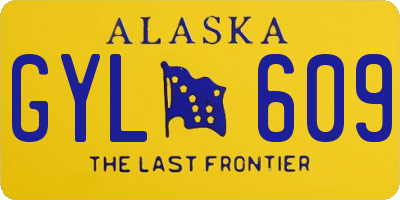AK license plate GYL609