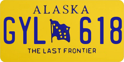 AK license plate GYL618