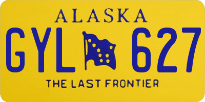 AK license plate GYL627