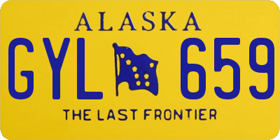 AK license plate GYL659