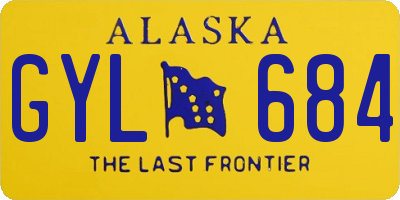 AK license plate GYL684