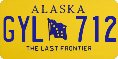 AK license plate GYL712