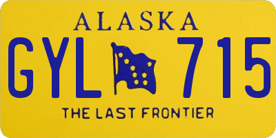 AK license plate GYL715