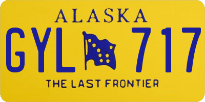 AK license plate GYL717