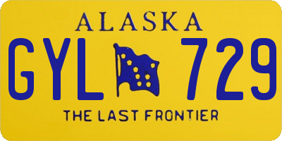 AK license plate GYL729