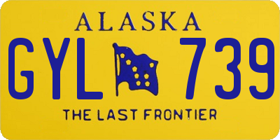 AK license plate GYL739