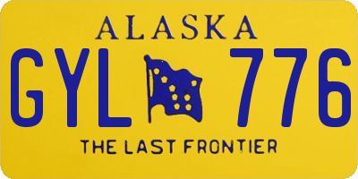 AK license plate GYL776