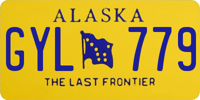 AK license plate GYL779