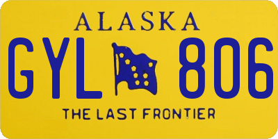 AK license plate GYL806