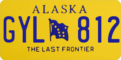 AK license plate GYL812