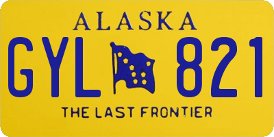 AK license plate GYL821