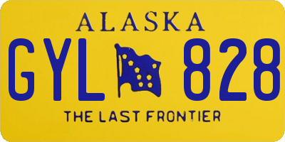 AK license plate GYL828