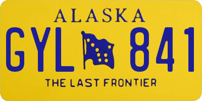 AK license plate GYL841
