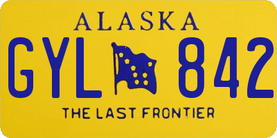 AK license plate GYL842