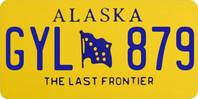 AK license plate GYL879