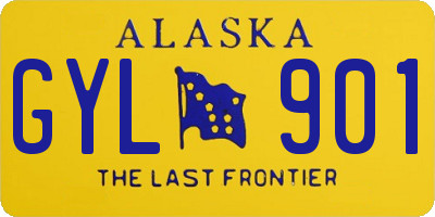 AK license plate GYL901