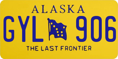 AK license plate GYL906