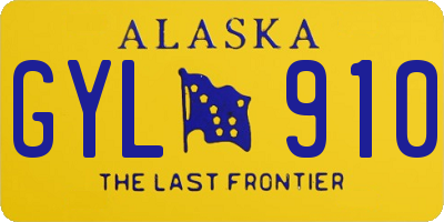 AK license plate GYL910