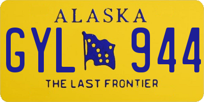 AK license plate GYL944