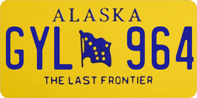 AK license plate GYL964