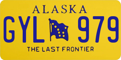 AK license plate GYL979