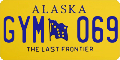 AK license plate GYM069