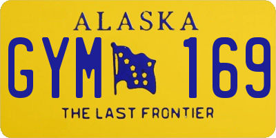 AK license plate GYM169