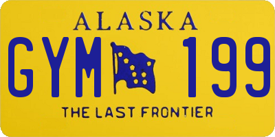 AK license plate GYM199