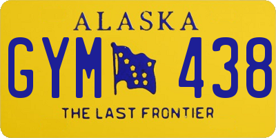 AK license plate GYM438