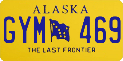 AK license plate GYM469