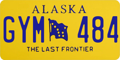 AK license plate GYM484