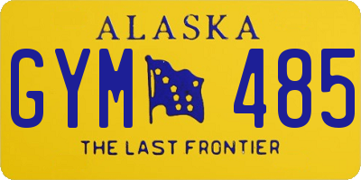 AK license plate GYM485