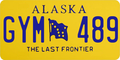 AK license plate GYM489
