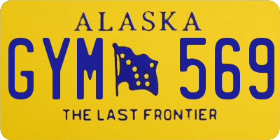 AK license plate GYM569
