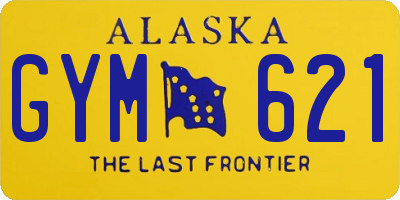 AK license plate GYM621