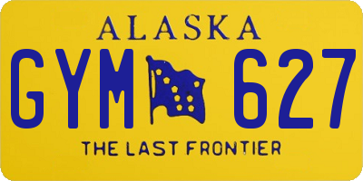 AK license plate GYM627