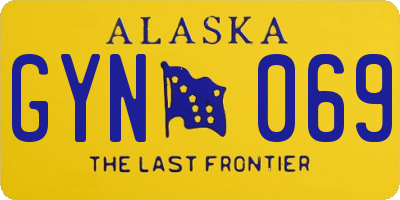 AK license plate GYN069